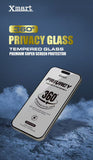 Xmart 360° Privacy Glass for iPhone Series | All-Round Anti-Spy Screen Protector